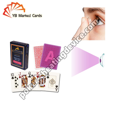 High Quality Modiano Platinum Acetate Marked Poker Deck For Infrared Contact Lenses