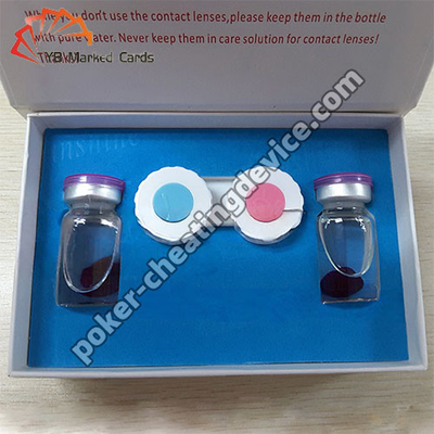 UV Invisible Ink Contact Lenses to See Marked Cards in Cards Cheating