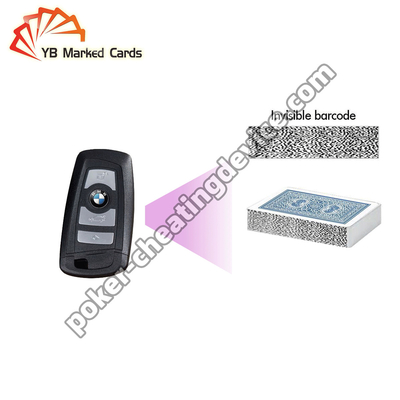 Car Key Playing Cards Cheating Camera For Poker Analyzer Device