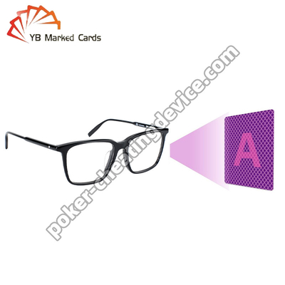 Premium Clear Black Plastic Infrared Poker Sunglasses For Scanning Poker