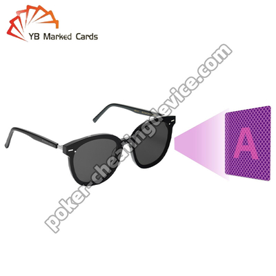 1.5mm Center Thickness Aviator Infrared Sunglasses For Marked Poker Deck