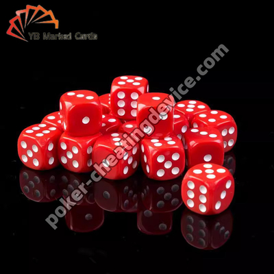 White Plastic Dice Cheating Device Electronic Automatic Dice Cup With Mercury