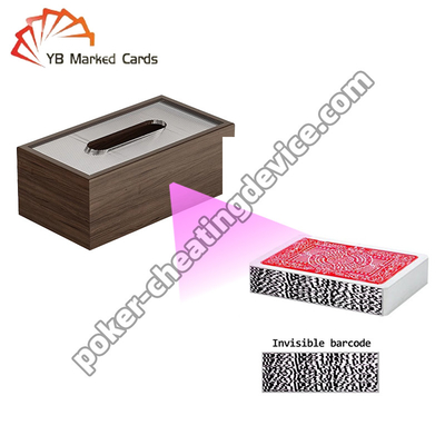 Tissu Box Poker Card Scanner for Barcode Marked Poker Cards