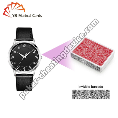 Stealth Watch Playing Card Scanner for Accurate Barcode Poker Card Cheating