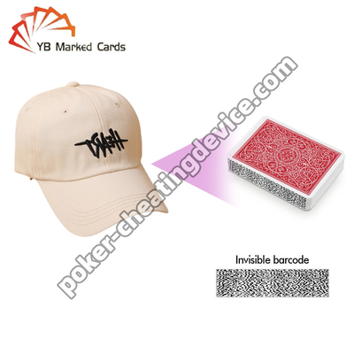 Hat Wireless Camera Scanner Covert Poker Cheating Device for Barcode Card Scanning