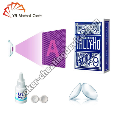 UV Reader Contact Lenses HEMA Spy Invisible Playing Cards Contact Lenses
