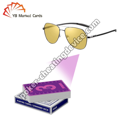 Poker Mirrored Glasses For Enhanced Mark Detection In Card Games