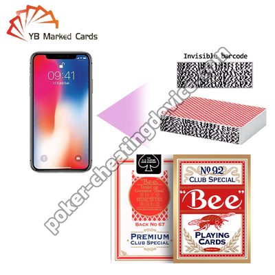 Bee Poker Professional Entertainment Barcode Poker Cards For IPhone Poker Analyzer