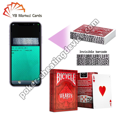 BICYCLE Playing Cards Marked with Barcodes Classic Entertainment Hearts War