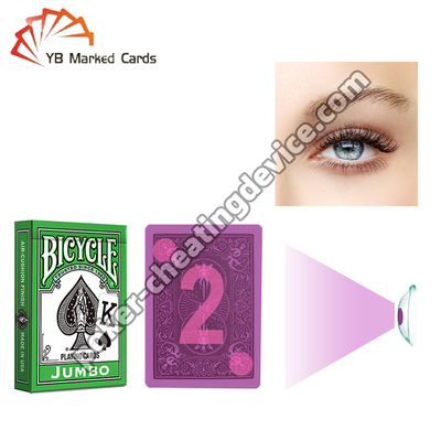 Bicycle Invisible Ink Poker Cards Classic Green For Poker Cheat Contact Lenses