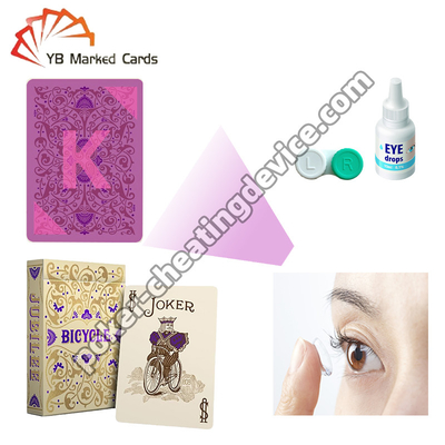 Bicycle Invisible Ink Poker For UV Light Contact Lenses Discreet Advantage