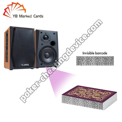Wall Speaker Playing Card Scanning For Long-Distance Hidden Poker Games