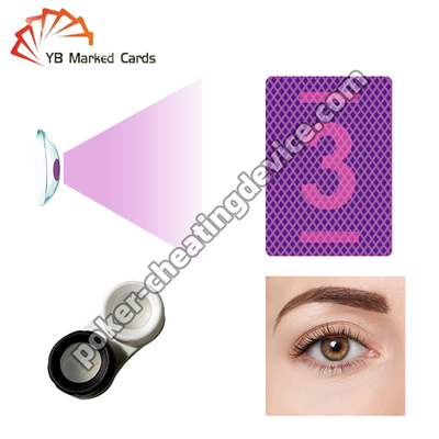 Infrared Contact Lenses  See Through Poker Cards With Precision