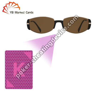 Marked Poker Cards Glasses Invisible Ink Glasses For Poker Cheating