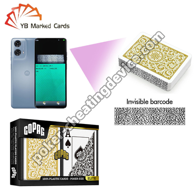 Copag 1546 100% Plastic Barcode Cheating Cards For Poker Analyzer