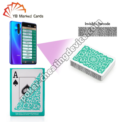 Copag Elite 100% Plastic Casino Barcode Marked Decks Green Single Deck
