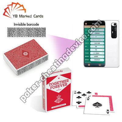 Copag 310 Barcode Scanner Playing Cards Red Single Deck