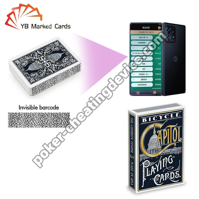 Bicycle Capitol Casino-Grade Barcode Playing Cards Blue