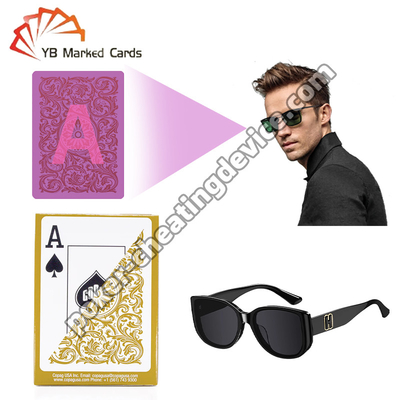 Copag Elite Luminous Ink Marked Decks Gold Single Deck