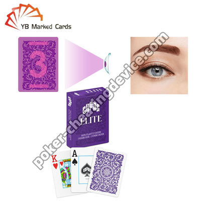 Copag Elite professional invisible marked cards Purple Single Deck