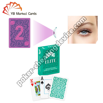 Copag Elite Luminous Ink Marking Cards Green Single Deck For Cheating At Poker
