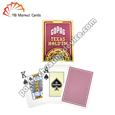 Copag Texas Hold'Em Invisible Infrared Marked Cards Red Single Deck