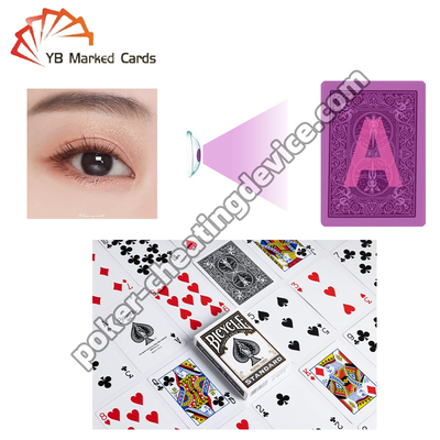 Bicycle Black Invisible Ink Marked Cards For Cheating Cards Lenses