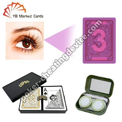 Marking Cards Contact Lenses See Infrared Marked Cards Clearly
