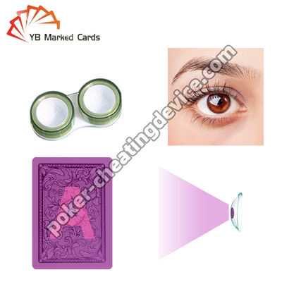 UV Invisible Ink Contact Lenses Detect Infrared Markings Instantly