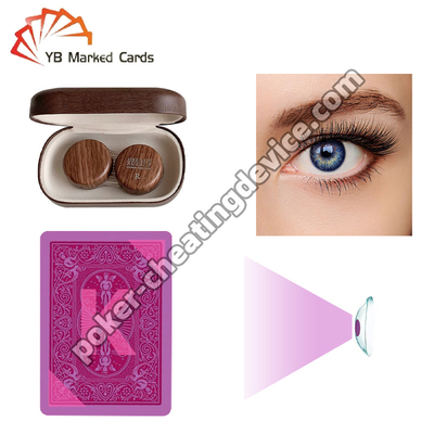 Poker Cheat Contact Lenses For Invisible Ink Marked Cards Detect Marked Cards