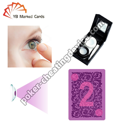 Marking Cards Contact Lenses See Invisible Infrared Marks