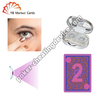Marked Playing Cards Contact Lenses Detect Luminous Ink With Infrared Vision