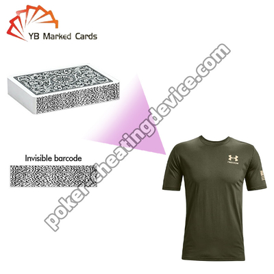 Professional T-Shirt Poker Cards Scanner For Poker Card Analyzer