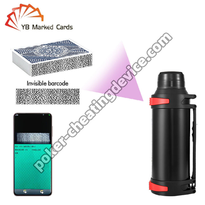 Water Bottle Playing Card Scanner For Poker Analyzer Cheating Device