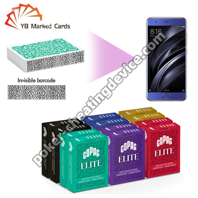 Copag Elite Barcode Poker Cards Jumbo Index Value 12 Pack Invisible Barcode Marking