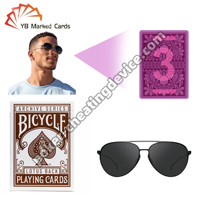 Bicycle Lotus Back 1891 Invisible Ink Poker Cards