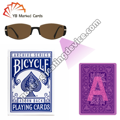 Bicycle Acorn Back 1891 Invisible Ink Poker Marking Cards