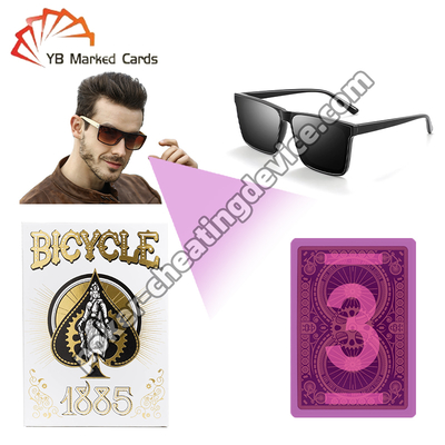 Bicycle 1885 Anniversary Marked Poker Cards with IR Invisible Ink