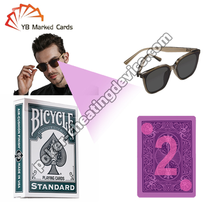 Bicycle Luminous Marked Cards Wintergreen Infrared Poker