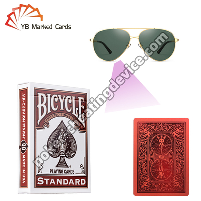 Bicycle Luminous Ink Marked Cards for Poker with Infrared Technology