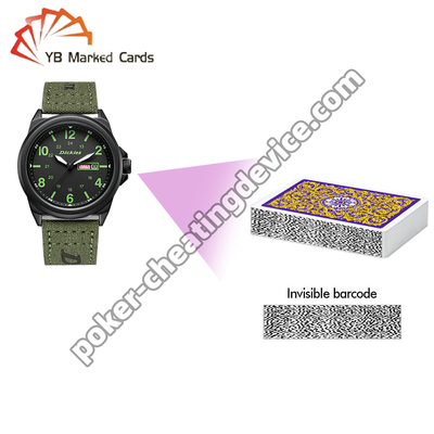 Poker Card Camera Watch - Discreet Barcode Scanner for Professionals