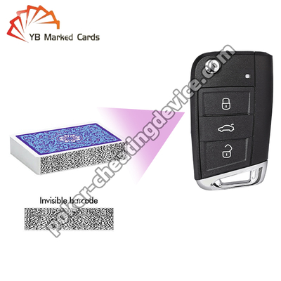 Poker Cheat Camera Car Key - Invisible Scanner for Marked Cards