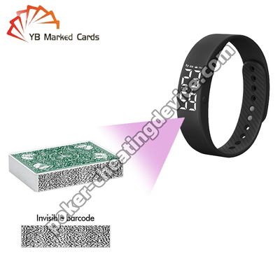 Hidden Poker Cheating Camera Bracelet for Barcode Marked Cards