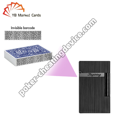 Lighter Hidden Poker Cheat Camera for Barcode Marked Cards