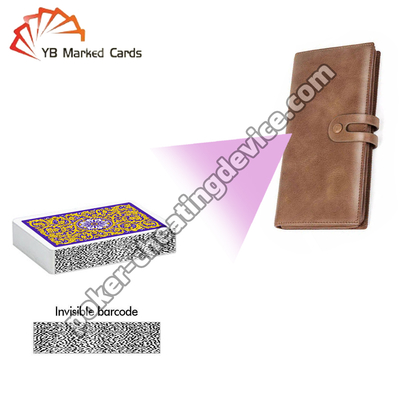 Wallet Poker Cheat Card Scanner for Barcode Marked Cards