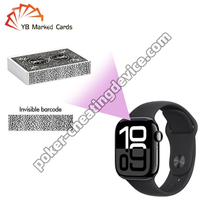 Apple Watch Poker Cheat Card Scanner for Barcode Marked Cards