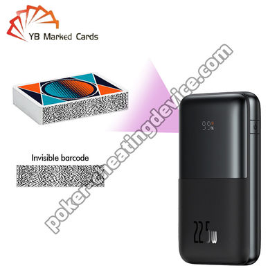 Dynamic Power Bank Poker Card Camera For Barcode Poker Cards