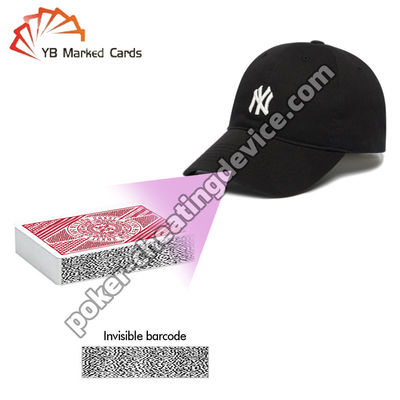 Hat Spy Camera Scanner For Barcode Playing Cards