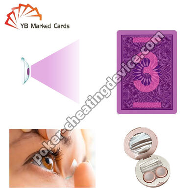 Professional Infrared Ink Contact Lenses for Marked Playing Cards Detection