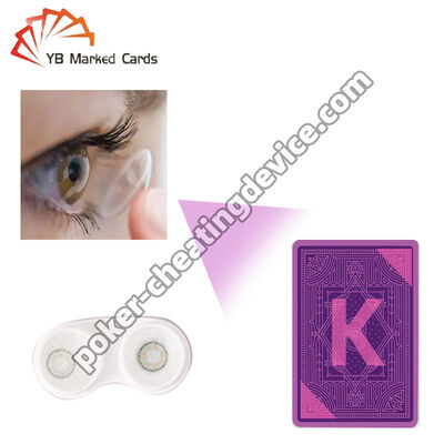 Poker Cheat Contact Lenses for Luminous Ink Marking Cards | Invisible Advantage